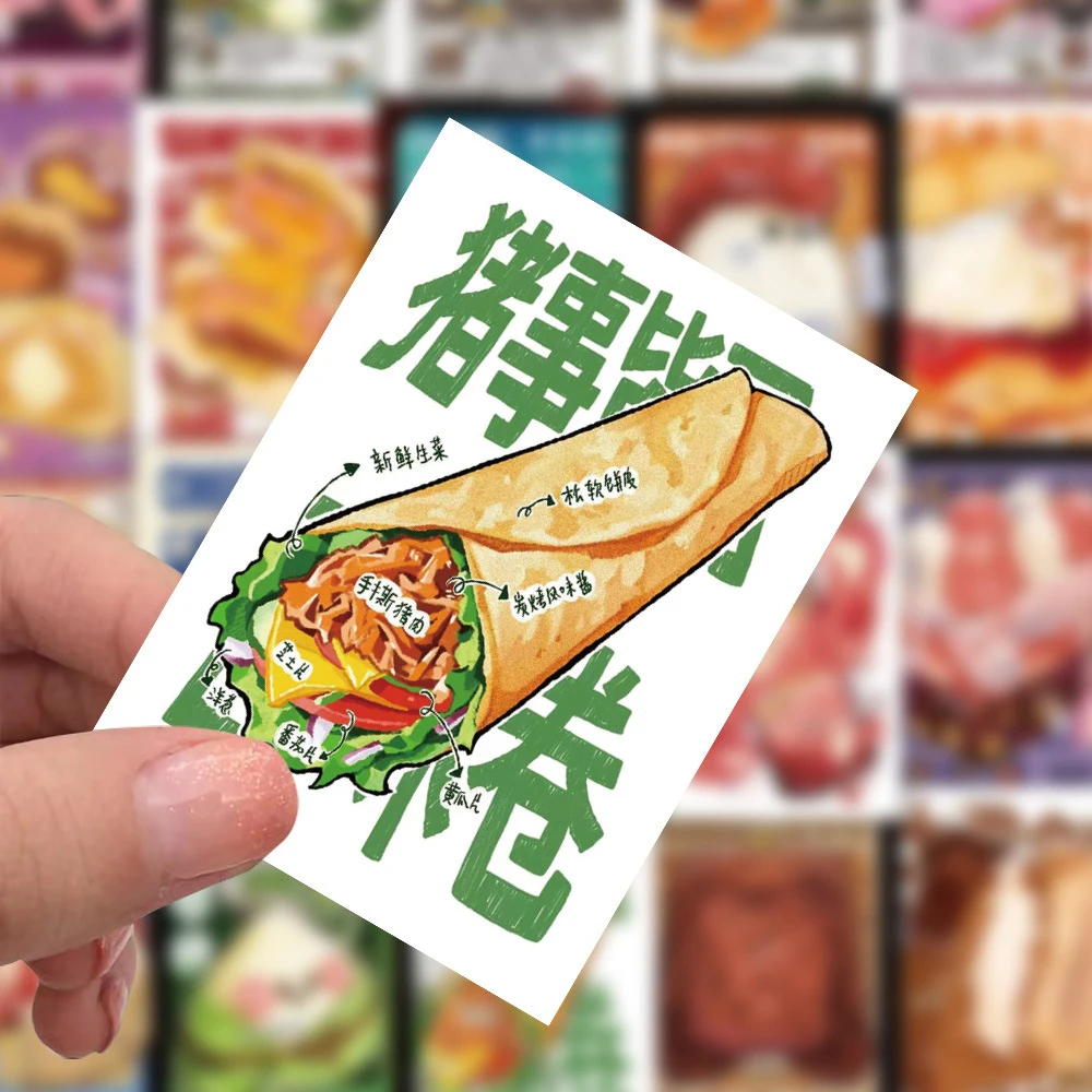 10/30/60 stücke Nette Cartoon Dessert Kuchen Poster Aufkleber Ästhetische DIY Notebook Telefon Koffer Gitarre Wasserdichte Graffiti Aufkleber