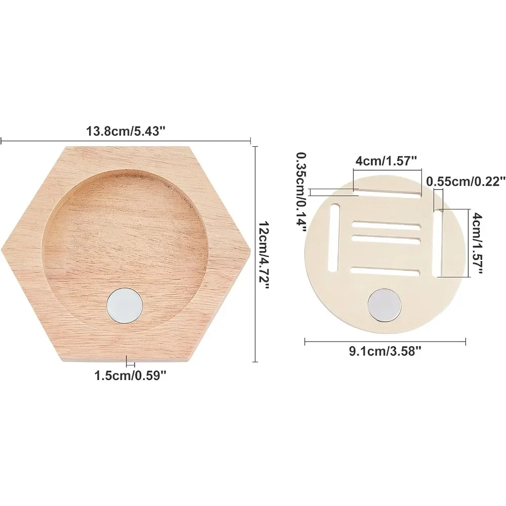 Medal Holder Display Stand Honeycomb Medal Display Stand Medal Hanger Display Wooden Stand Stitching Free Punch