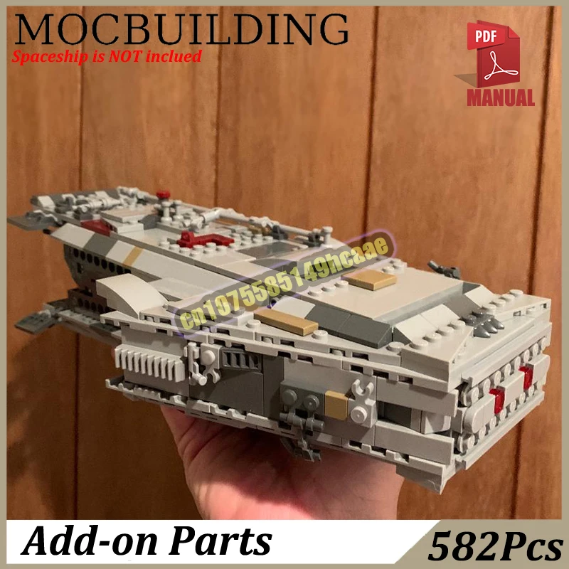 Add-on Model Modified Engine Part Compatible with MOC-75192 MOC Building Block Bricks Construction Toys Gift