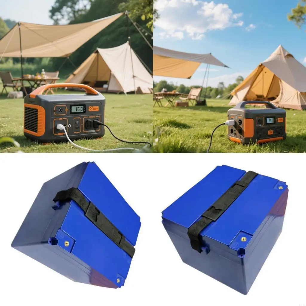 

Universal Electric Bike Battery Enclosure MultiVoltage Backup Power Supply with Insulated Design for Home Industrial 896C