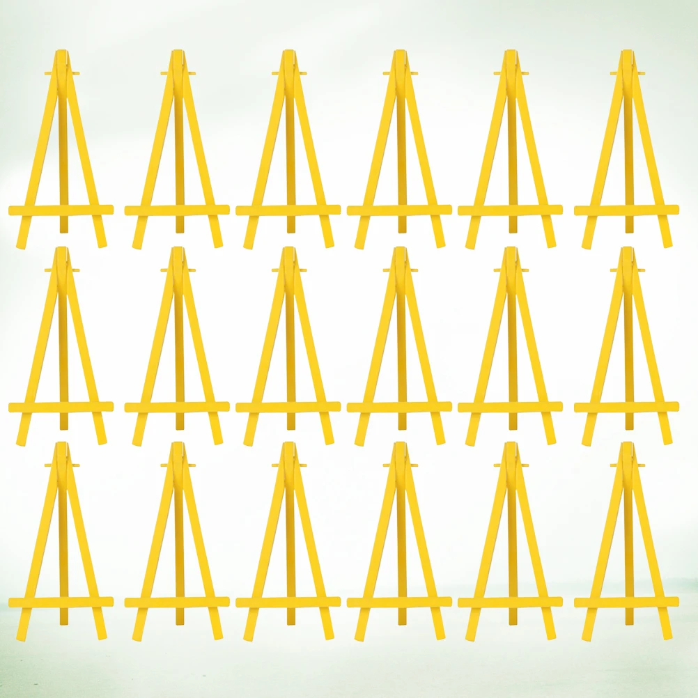 

30 Pcs Mini Mobile Phone Holder Easels Durable Triangle Frame for Painting Photo Display Bracket Plastic Art Studio Use