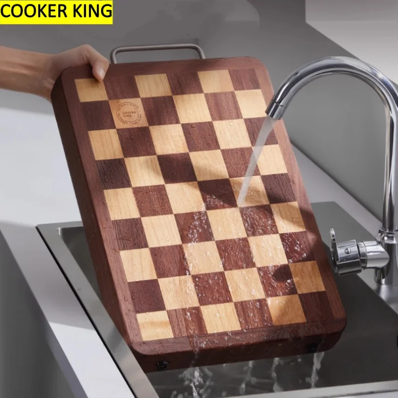 

COOKER KING разделочная доска из цельного дерева, многофункциональная разделочная доска для кухни, разделочная доска для пиццы, сыра и сервировки