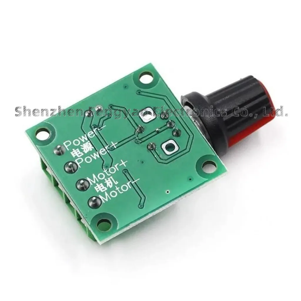 New DC 1.8V 3V 5V 6V 12V 2A PWM Motor Speed Controller Low Voltage Motor Speed Controller PWM 0~100% Adjustable Drive Module