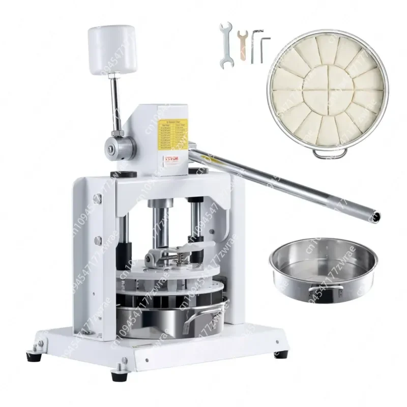 18PCS Manual Rounder Dough Divider Machine 2.11oz 9.88oz 304 Stainless Steel Hand Press Cutter Dough Divider