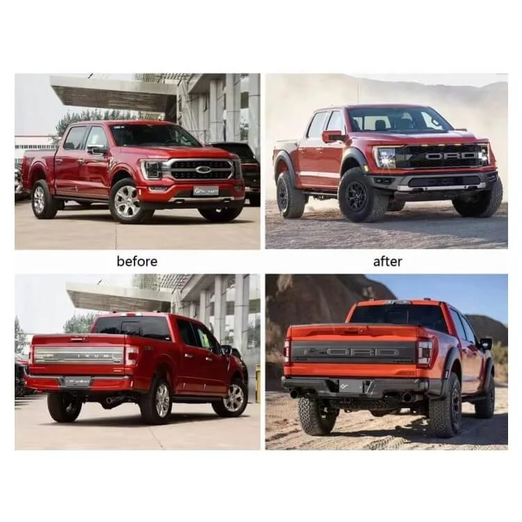 Car Accessories Conversion body kit For 2021 Ford F-150 Upgrade To  Raptor Style