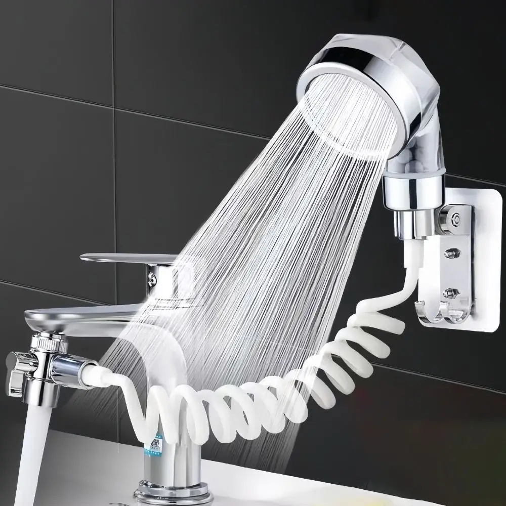 

Выдвижной водяной шланг, соединитель для водопроводного крана, подвесная фильтруемая насадка для душа, пластиковый универсальный удлинитель для водопроводного крана, парикмахерская