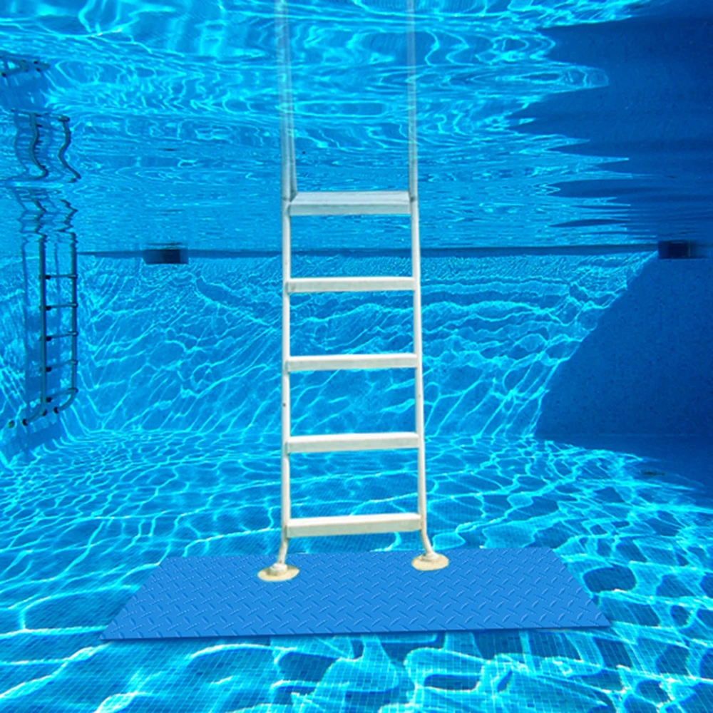 Swimming Pool Ladder Mat - Protective Pool Ladder Pad Step Mat with Non-Slip Texture