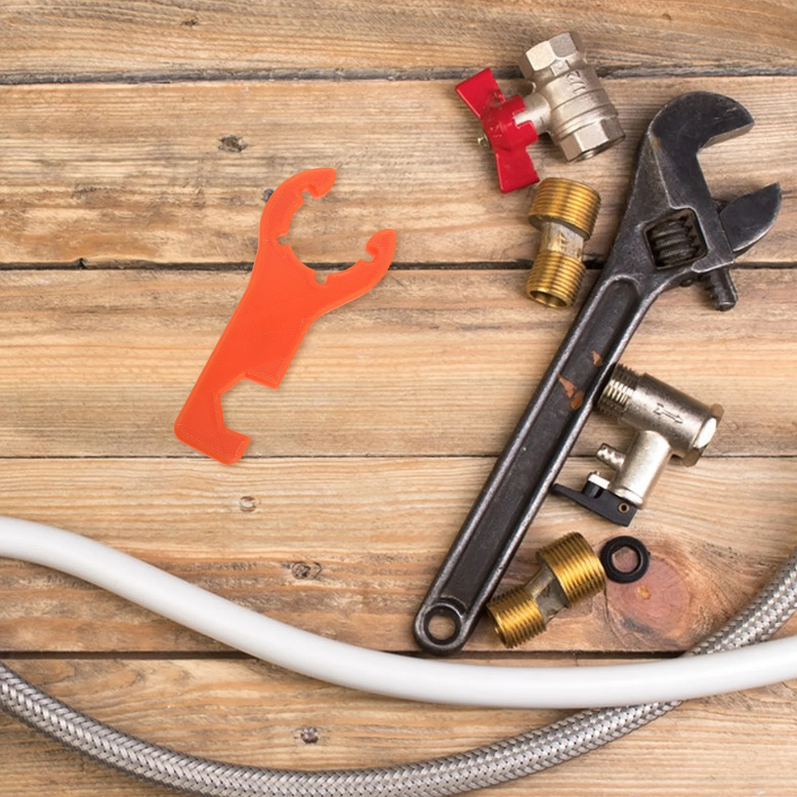 

Plastic Multi-Use Wrench Anti-Slip Valve Tool For Gas Cylinder Maintenance Emergency Shut- Cooking Multifunction