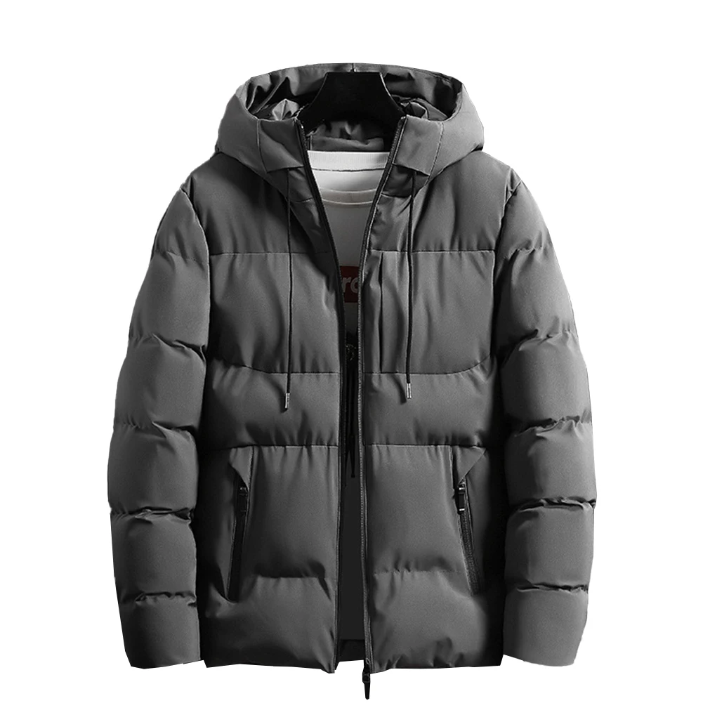 Abbigliamento per la stagione fredda 2XL Parka trapuntato casual imbottito invernale da uomo per uomo Cappotto trapuntato casual Tessuto leggero elasticizzato