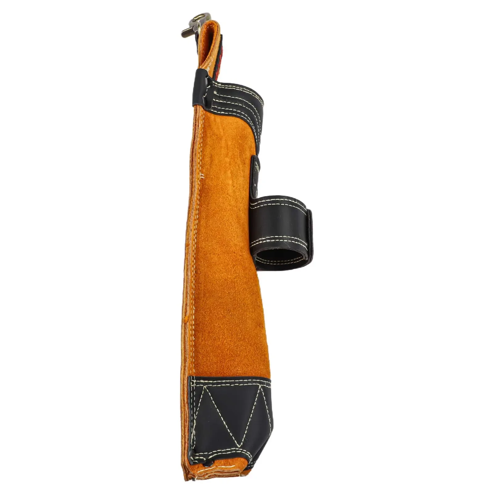 Welding At Height Length 14 Inches 350 Mm Flame-Resistant Leather Electrode Holder Double-layer Leather Holds Up To 20 Rods