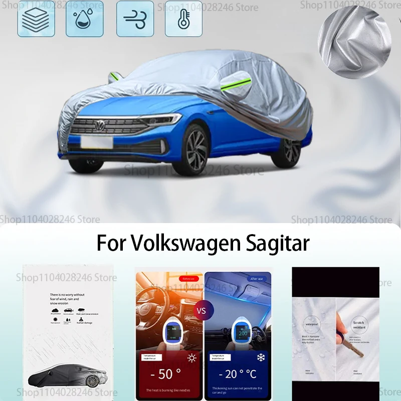 For Volkswagen Sagitar Car clothing sun protection snow prevention antifreeze car protective cover auto cover