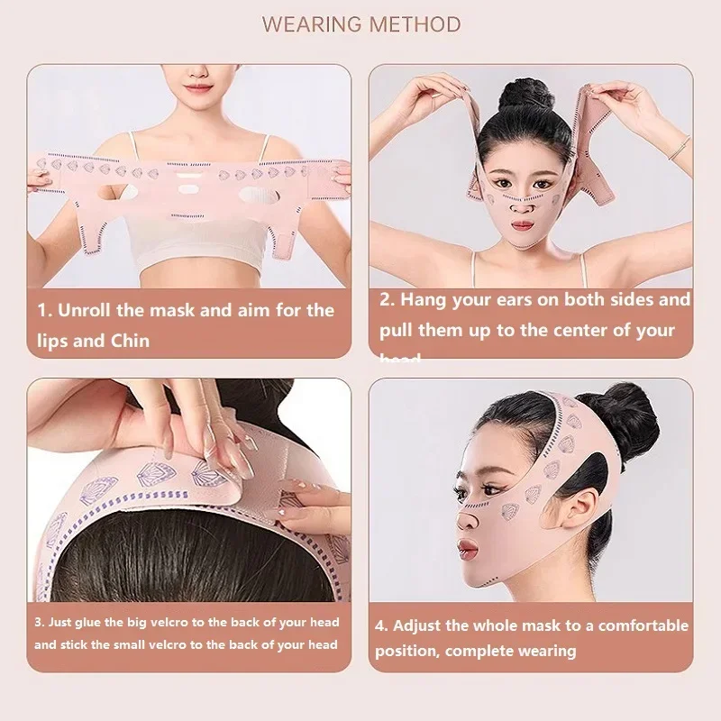 Double Chin Face Sheath Masque Double Menton Face Bandage Slimming Double Chin Mask Lifting Band Lifting Visage