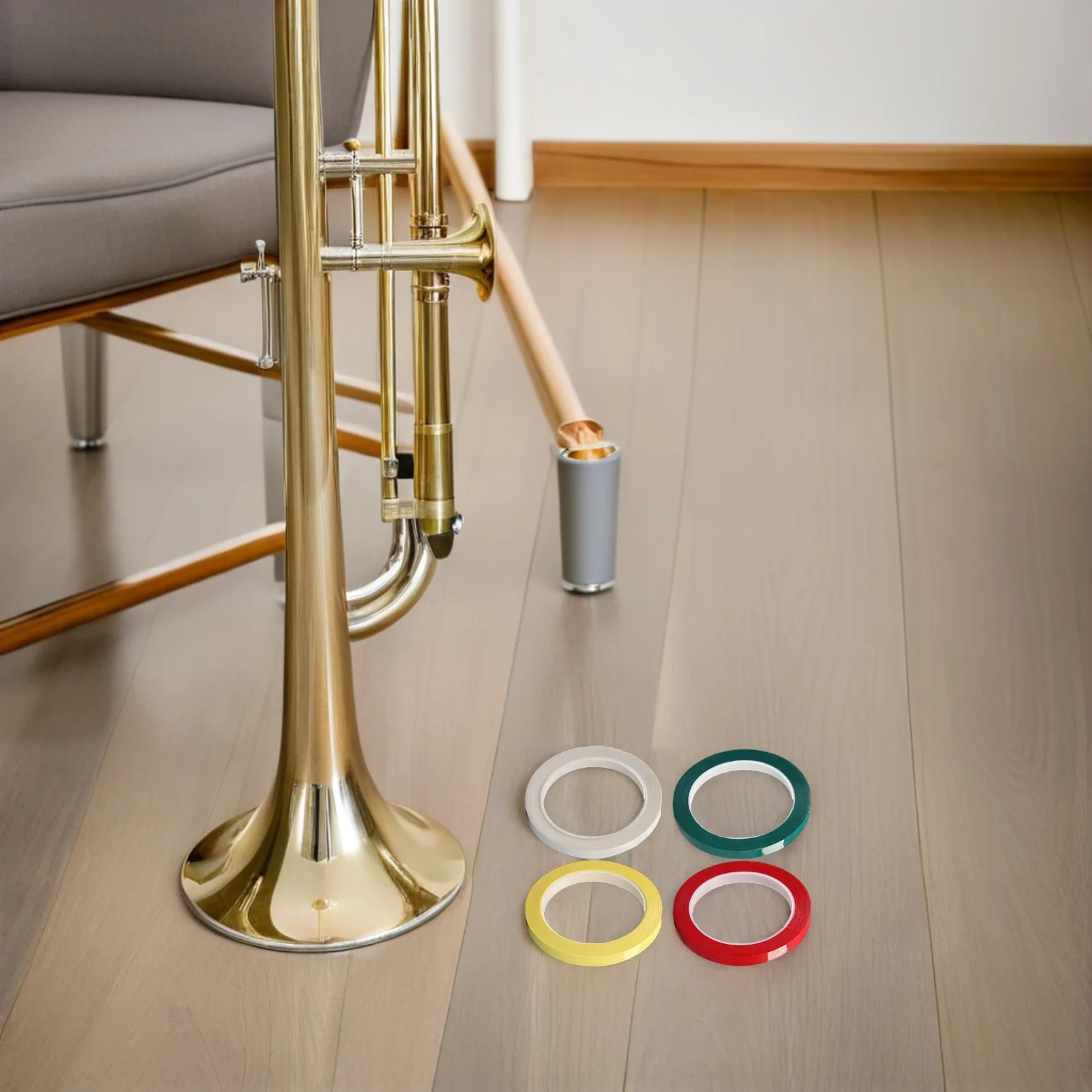 

6Pcs Violin Finger Tape Fingerboard Stickers PVC Durable Set for Violin Viola Cello Beginner Practice Accessories