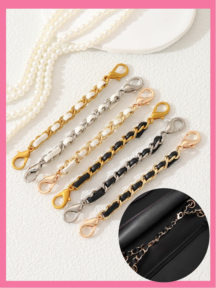 حزام سلسلة شانيل قابل للتعديل لحقيبة WOC الصغيرة، إكسسوار لتعديل طول حقيبة CF، مشبك لتقليص حجم الحقيبة #2