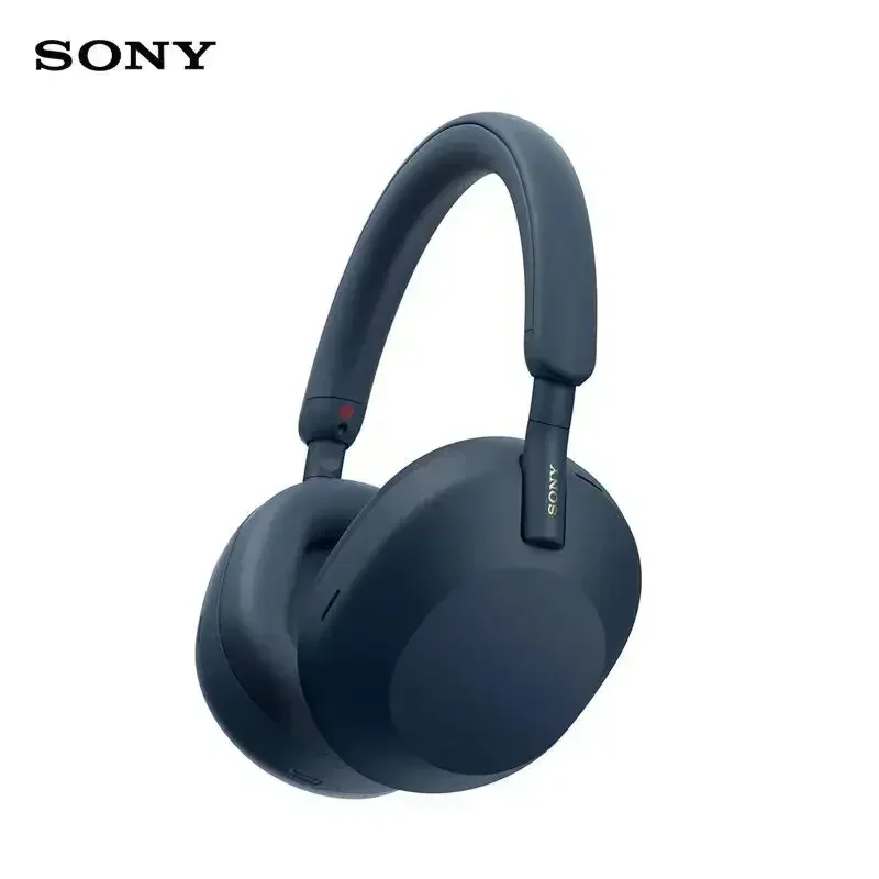 SONY WH-1000XM5 무선 블루투스 헤드폰 마이크 포함 소음 차단 헤드셋 스테레오 사운드 이어폰 스포츠 게임용 헤드폰