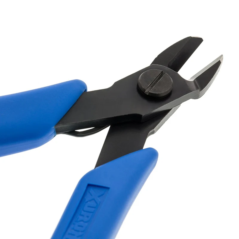 Xuron 9100 Oval Head Micro-Shear Flush Cutter 58-60RC Alloy Steel for 12AWG 2mm Soft Wire Jewelry & Electronics Cutting