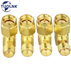 4pcs/Lot 2pcs/lot SMA Adapter Kits 90 Degree Coaxial Male to Female Connector Right Angle for 2G/3G/4G LTE Antenna/Extension