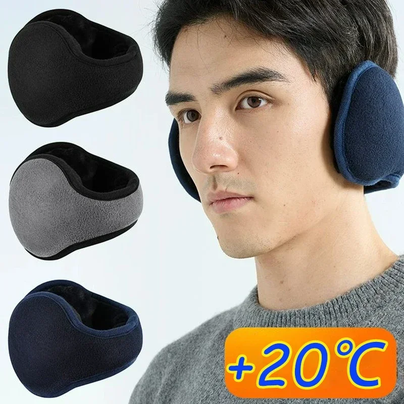 Herren-Ohrenschützer im Winter, Ohrenschützer für kaltes Wetter, Outdoor-Ohrenschützer für Damen, Studenten, Laufen im Freien, warmes Ohrenschützer-Stirnband, Haarband
