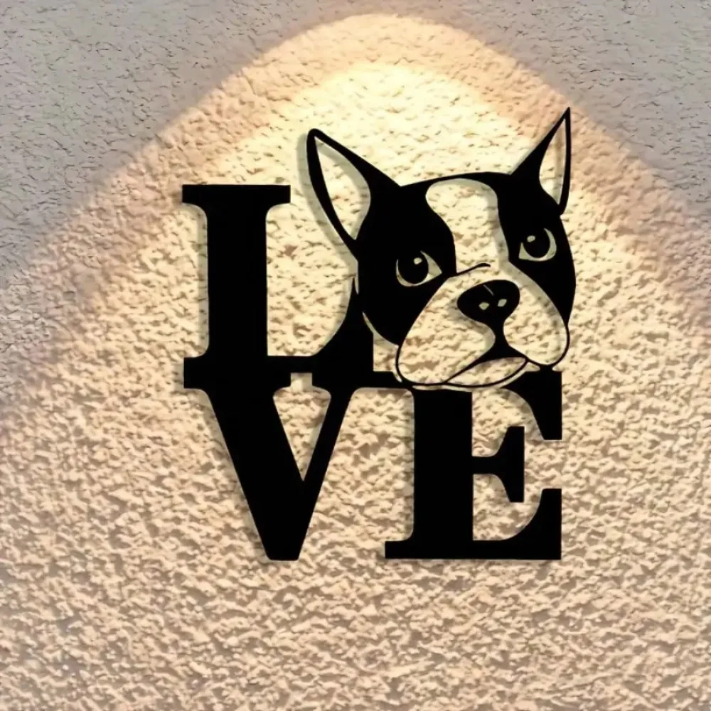 CIFbuy Abstract Love Metal Wall Art Elegant Reusable Iron Decor Gift For Modern Home Interior Living Room