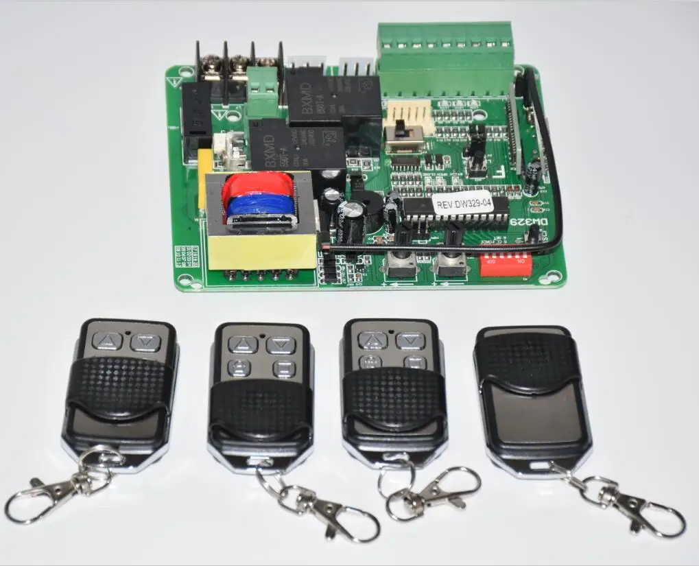 

gate automation AC 110V or 220V Sliding Gate Control Board Circuit Board for Sliding Gate Opener T329 COMPATIBLE FOR VEROR MOTOR