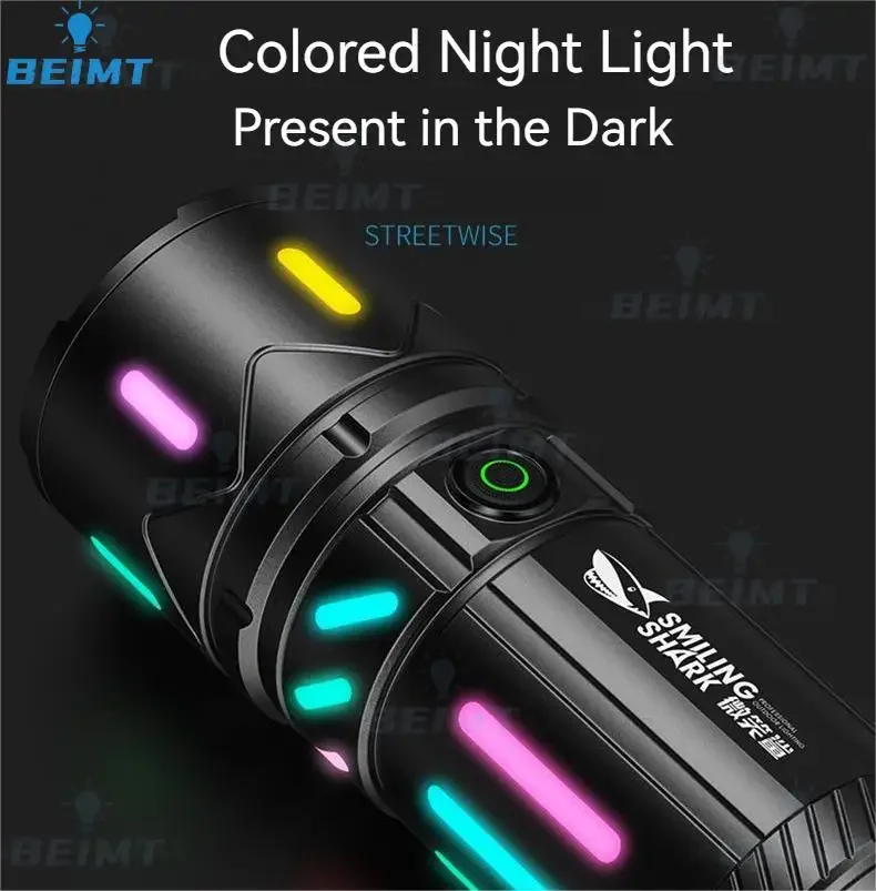 99000LM Ultra Bright Flashlight Super Bright Zoomable Torch Light Rechargeable Waterproof Flash Light for Camping Hiking Outdoor