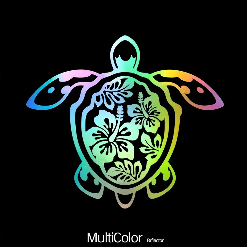Island Lucky Blessing Turtle creative&funny stickers for cartoon fans&lover,high quality for car trucks motorcycles & laptops
