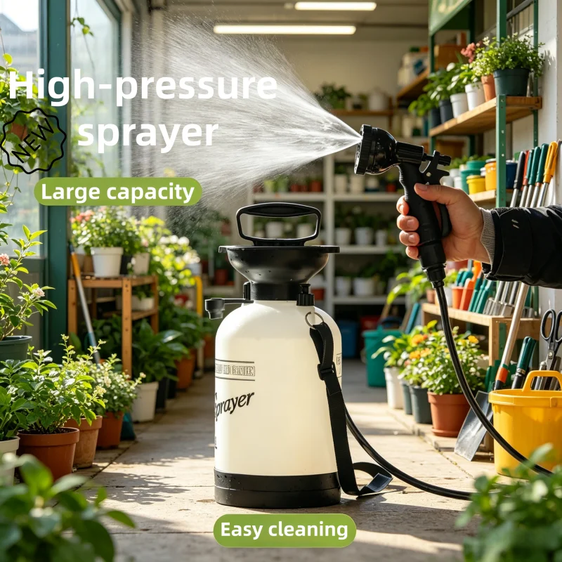 

Портативный ручной душ для кемпинга, 5-литровый многофункциональный душевой насос, портативное устройство для душа с 3-метровым шлангом.