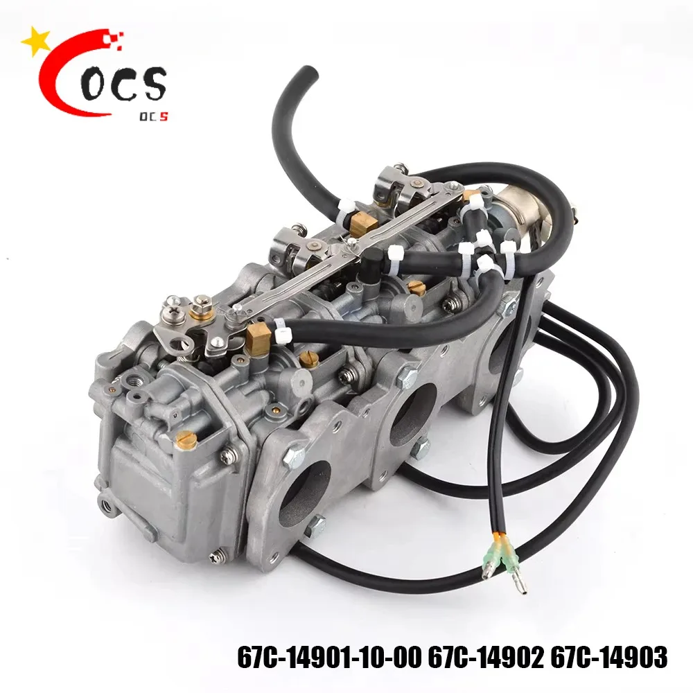 

Carburetor Assy Compatible with Yamaha Outboard 4T 40HP For 67C-14901 67C-14902 67C-14903