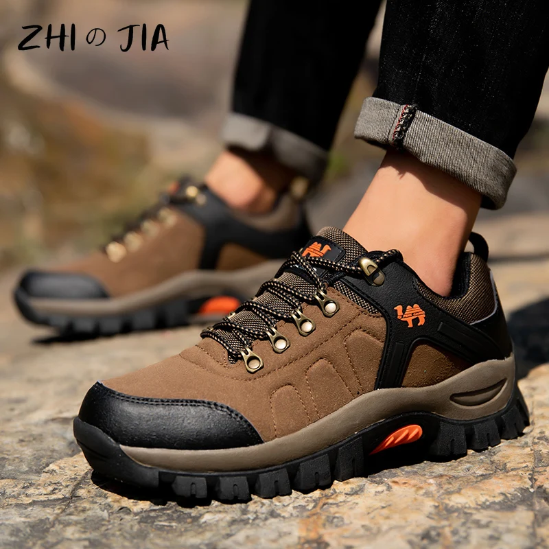 Classic couple style men\'s hiking shoes lace-up men\'s sports shoes outdoor jogging hiking casual shoes women\'s shoe freeshipping