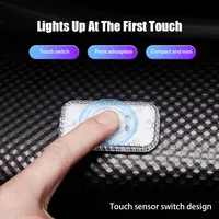 LED Interior Light Lamp Magnetic Wireless Touch Light Auto Roof Ceiling Reading Lamp for Trunk Storage Box USB Charging