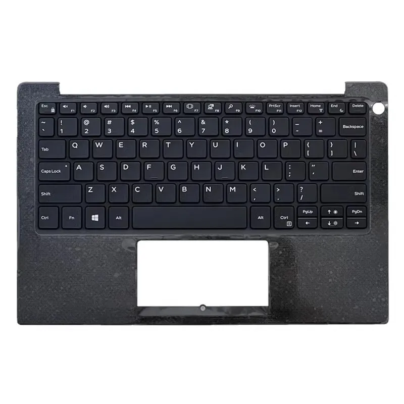 New Laptop For XPS 13 9370 9380 7390 9305 Upper Case Palmrest Cover C Shell Backlight Keyboard 0KPRW0