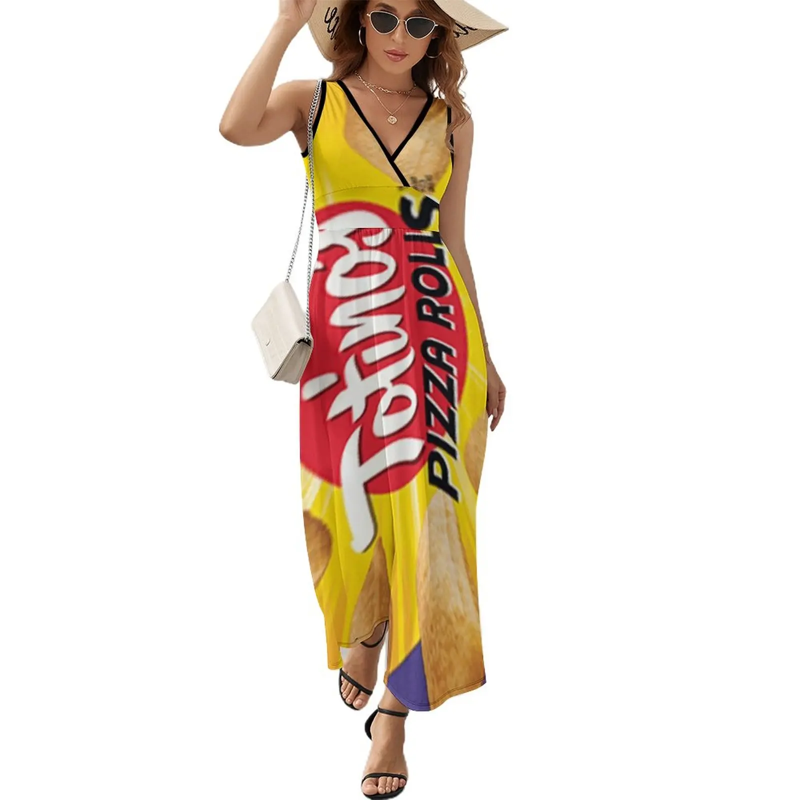 

Pizza Rolls Sleeveless Dress elegant dresses for women clothes for woman dress summer 2024 women