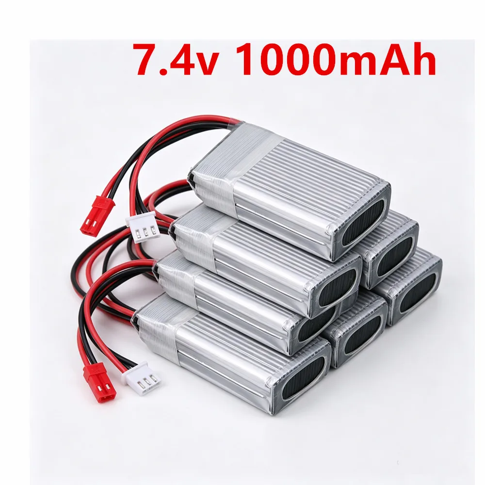 703048 7.4v 1000mAh Lipo Battery For X600 F46 X601H Drone RC Aircraft JXD391V Helicopter Model Spare parts