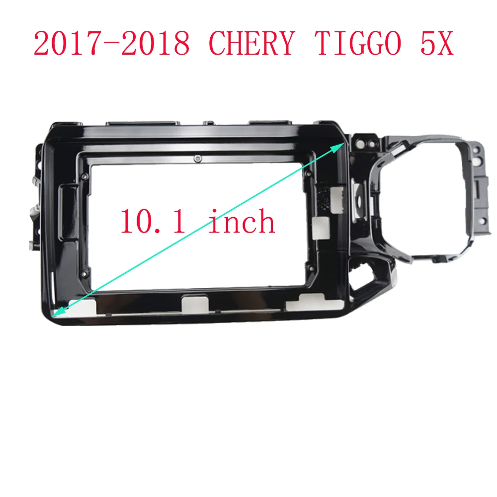 2 DIN 10.1 INCH Car Frame Facia Adapter Android Radio Dash Fitting Panel Kit For Chery Tiggo 5X 5 4/4X 2017-2018