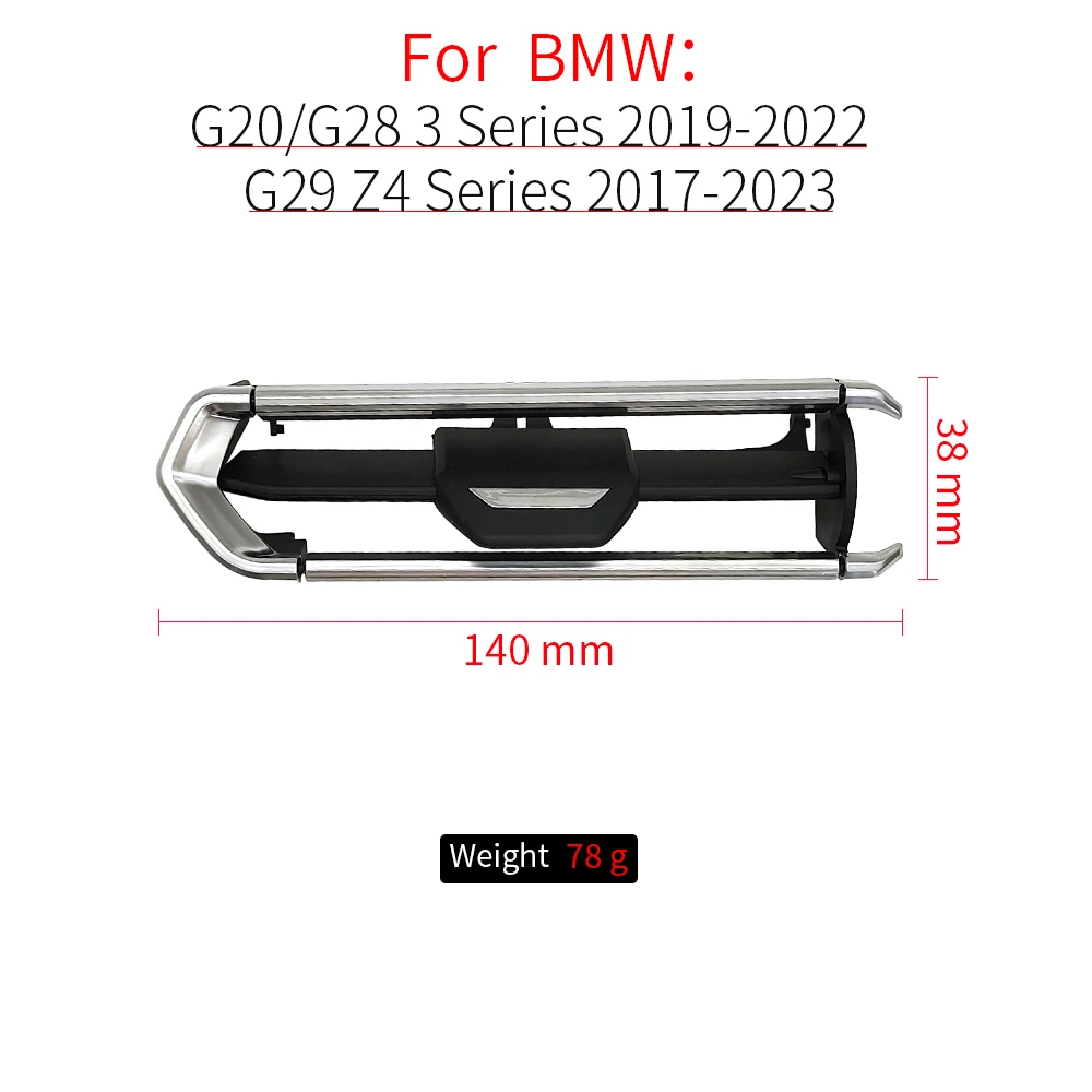 For BMW G20 G29 G01 Car Front Air Vent Grille Clip Trim Parts A/C Outlet Repair Kits For BMW 3 Series 320 323 X3 Z4 64119855415