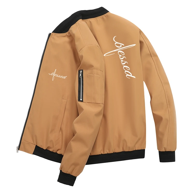 

2024 New Autumn/Winter Fashion Leisure High Quality Men's Business Luxury Brand Outdoor Windproof Adventure Zipper Jacket
