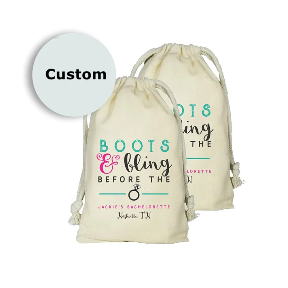 Country Bachelorette Party Favor Bags, Cowgirl Survival Kit, Set of 20 Survival Kit Favor Bags, Boots and Bling Party Favor Bags