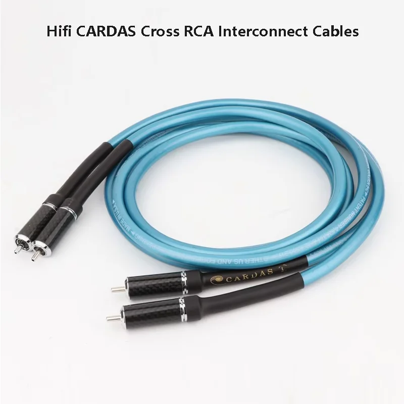 

Соединительные кабели Hifi CARDAS Cross RCA — вилки RCA из углеродного волокна, аудиокабель премиум-класса для усилителя/CD/DVD-плеера/домашнего кинотеатра