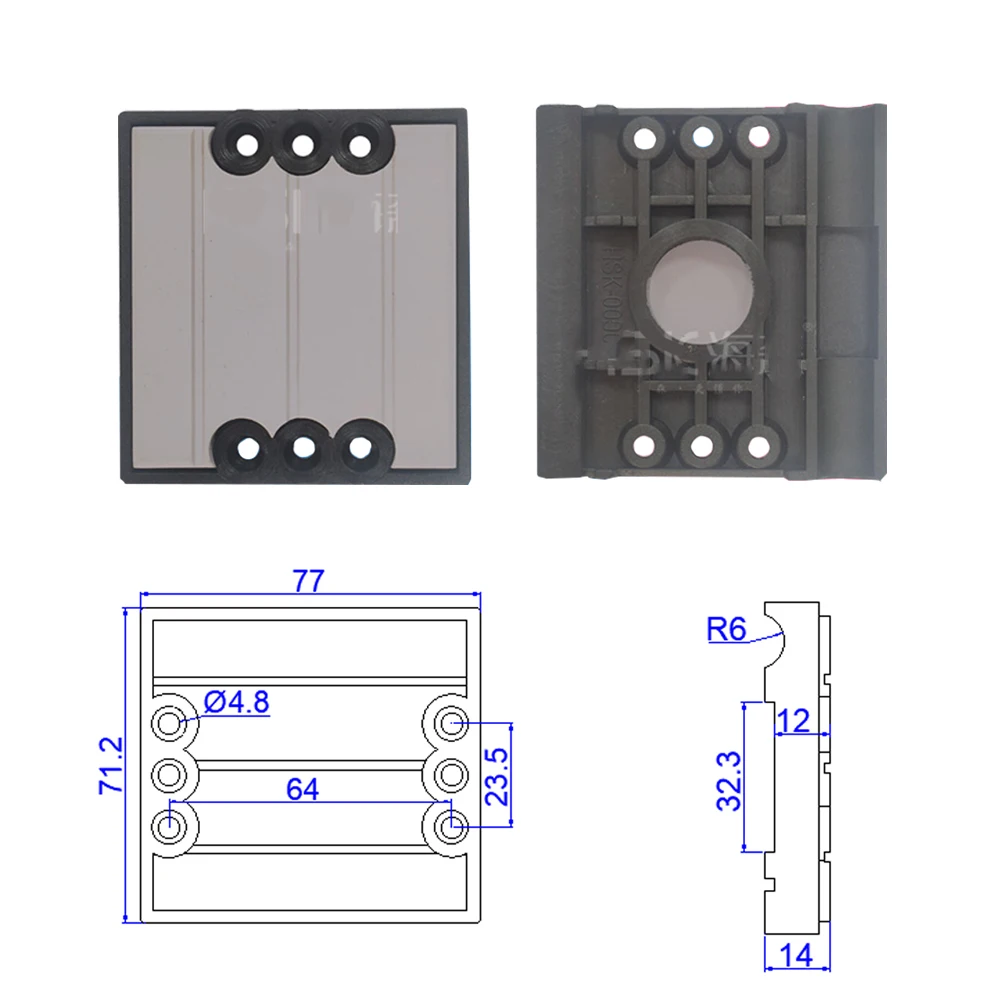 Conveyor Block Pad for SMC Woodworking Double End Tenoner Feeding Chain 10pcs