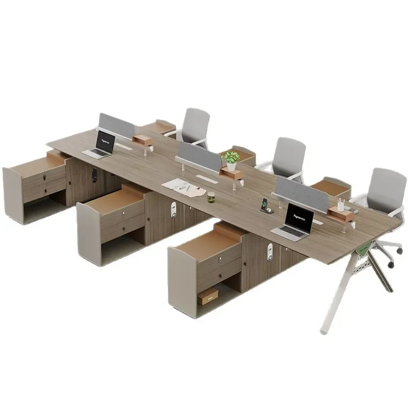 for Staff Office Desk and Chair Combination Simple Modern Financial Desk Company Office Desk