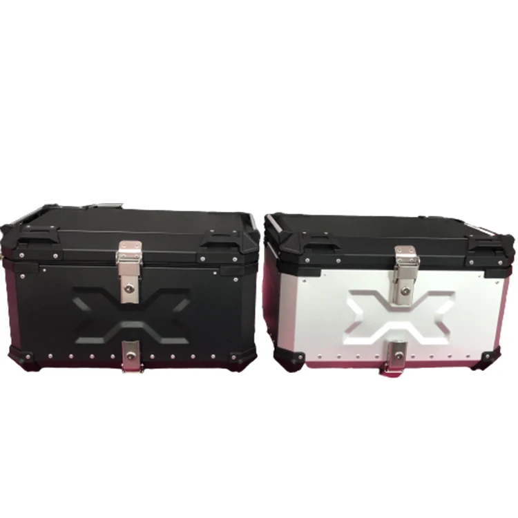 

Factory Hot Selling F2-moto 65l Large-capacity Waterproof Top Box Motorcycle Case Aluminum Alloy Case Tail Box