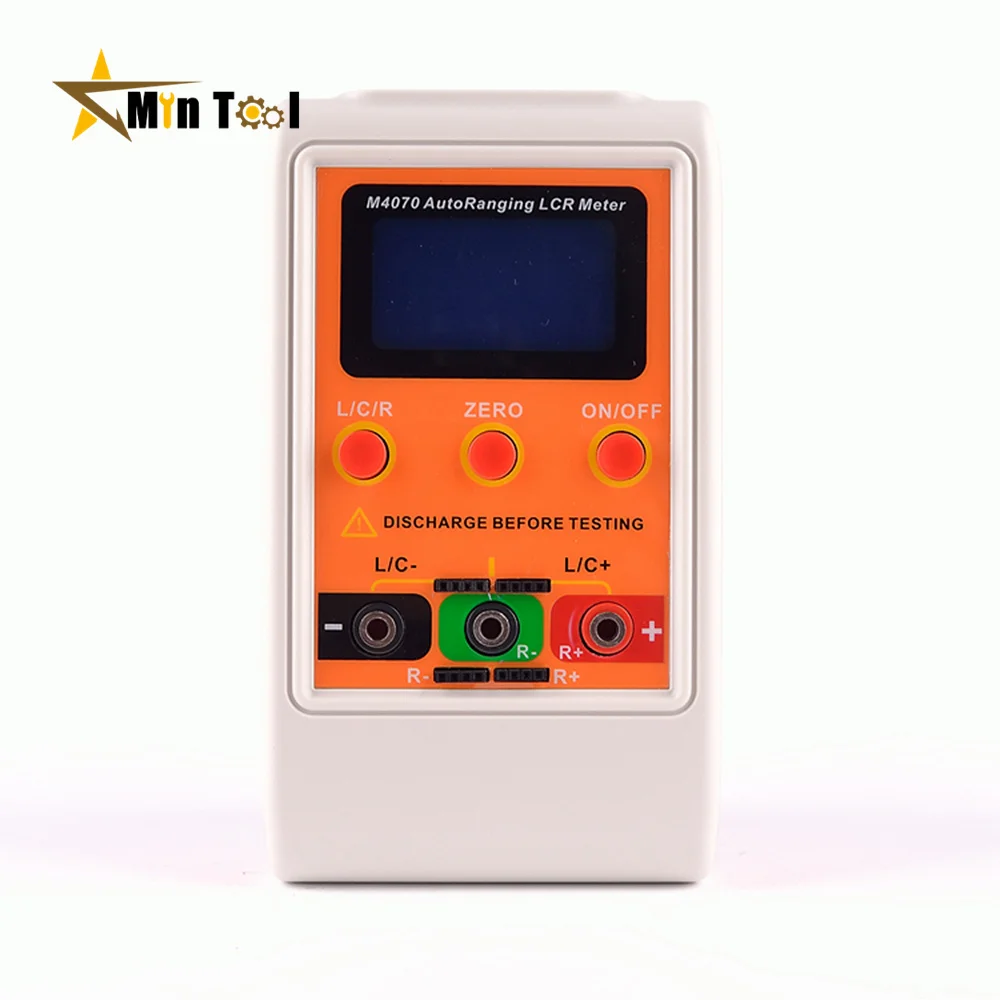 100.00mF M4070 Digital LCR Meter AutoRange Component Capacitance Inductance Tester LCD Display USB Charge LCR  Electrician Tool