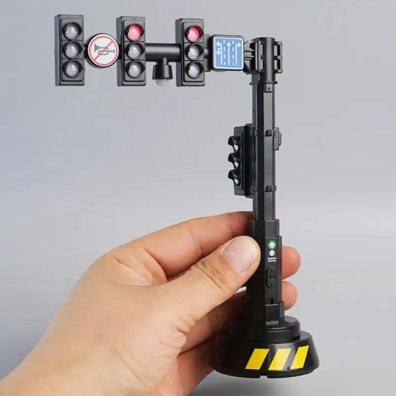 1 قطعة كتلة المصباح الطوب مدينة عرض الشارع أجزاء السلامة التعليم إشارة المرور لعبة علامة حاجز مؤشر السرعة تحذير الهدايا #2