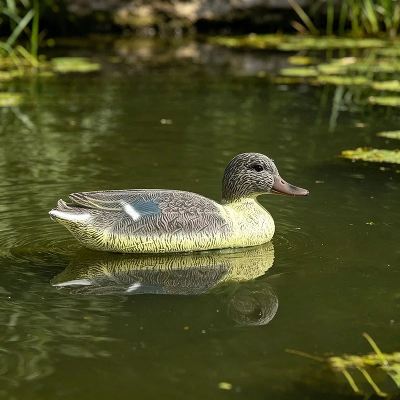 Floating Duck Garden Hunting Model Ornament Garden Outdoor Plastic DUCK Landscaping Decorative Bait Ornament
