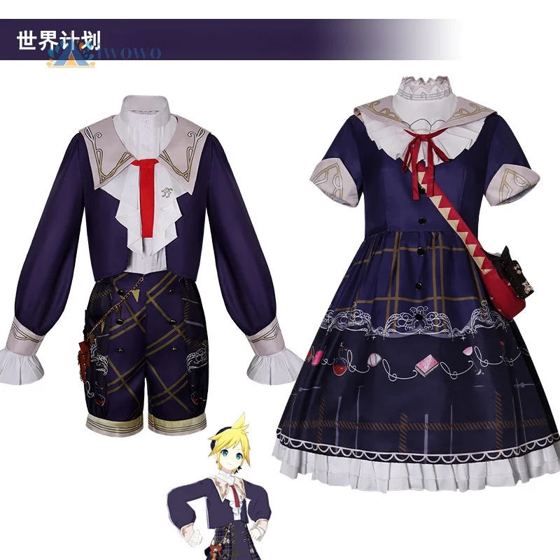 

Project Sekai Len Rin Cosplay Costume Cos Game Uniform Role Play Halloween Carnival Anime Party Women Men Outfit