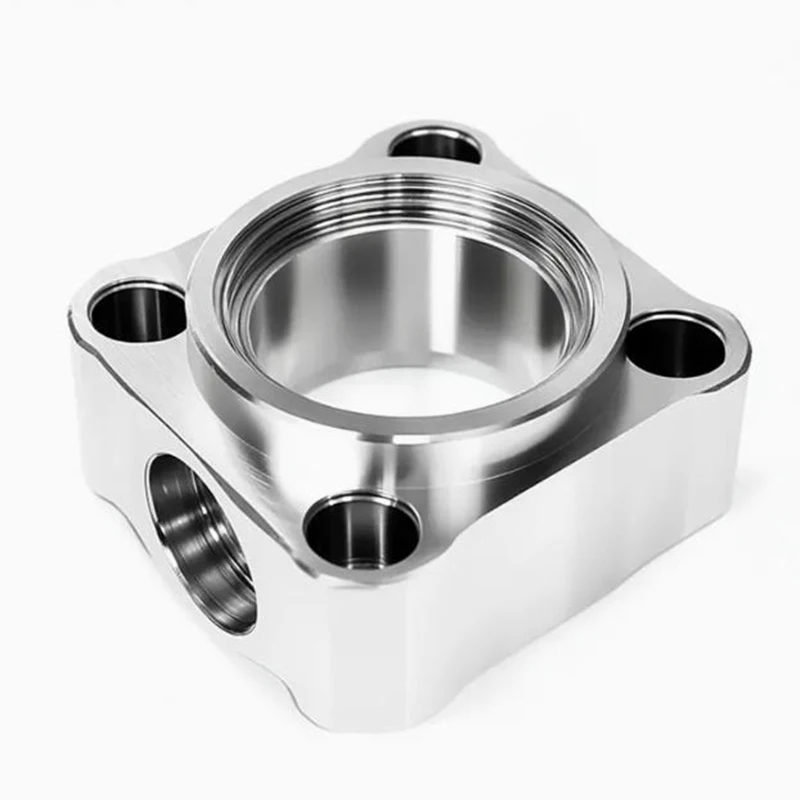 

Precision CNC Machined Brass Aluminum Stainless Steel Parts Stainless Steel Multi-hole Threaded Flange
