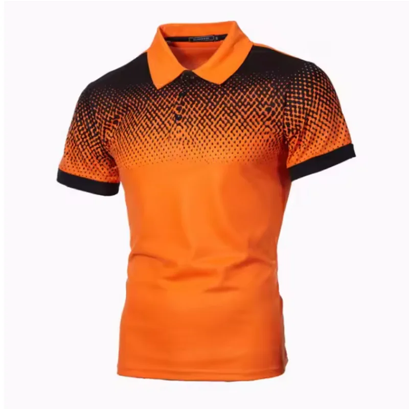 

2024, дышащая хлопковая мужская рубашка-поло, модная летняя повседневная спортивная мужская рубашка с коротким рукавом и логотипом автомобиля Mustang