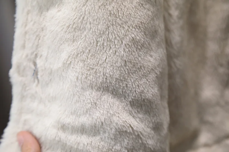 Baby Mädchen Jeans-Fleece-Kapuzenjacke 2026 Herbst Winter Kinder Niedliche Hasen-Applikation Dicker Warmer Mantel Kinderbekleidung Oberbekleidung – Detail 13