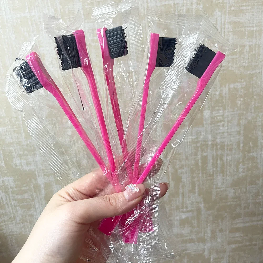 

5pcs/10pcs/15pcs Double-Sided Hair Edge Control Brushes Multifunctional, Hair Brush for Smooth Styling,Eyebrow&Hair Care Tools