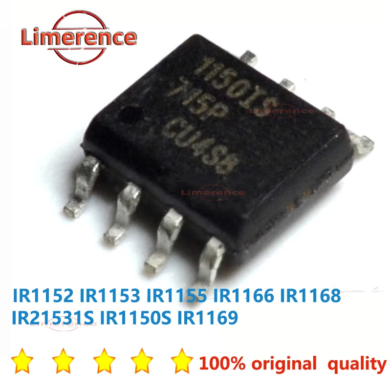 5pcs IR1150S IR1150IS SOP-8 IR1152S IR1153S IR1155S IR1166S IR1168S IR1169S IR21531S IR1152 IR1153 IR1155 IR1166 IR1168 IR1169